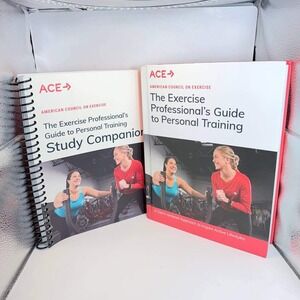 ACE Personal Training Textbook and Study Companion 6th Edition Set CPT Exam